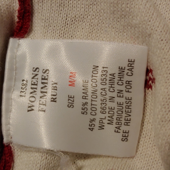 Woolrich Sweater Medium red/white lining - Picture 12 of 13